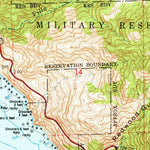 United States Geological Survey Villa Creek, CA (1949, 24000-Scale) digital map