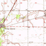 United States Geological Survey Villa Grove, IL (1956, 62500-Scale) digital map