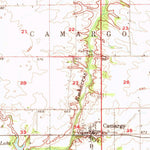 United States Geological Survey Villa Grove, IL (1956, 62500-Scale) digital map