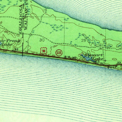 United States Geological Survey Villa Tasso, FL (1938, 62500-Scale) digital map