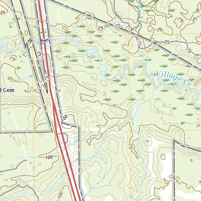 United States Geological Survey Village Mills, TX (2022, 24000-Scale) digital map