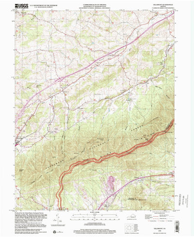 United States Geological Survey Villamont, VA (1999, 24000-Scale) digital map