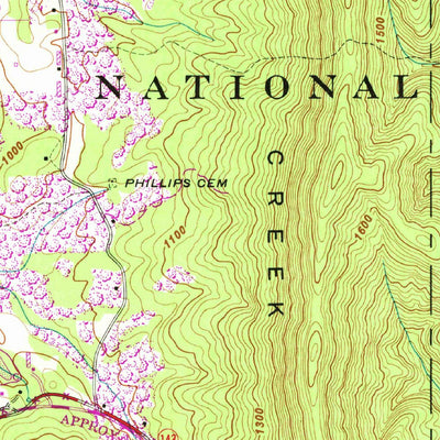 United States Geological Survey Villanow, GA (1946, 24000-Scale) digital map