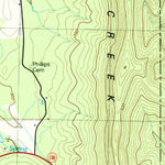 United States Geological Survey Villanow, GA (1983, 24000-Scale) digital map