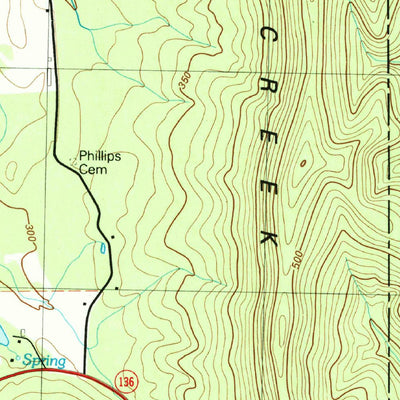 United States Geological Survey Villanow, GA (1983, 24000-Scale) digital map