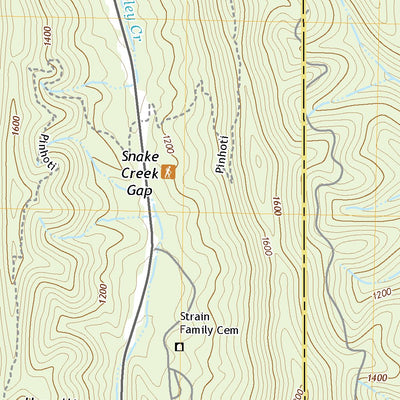 United States Geological Survey Villanow, GA (2020, 24000-Scale) digital map