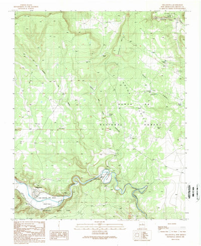 United States Geological Survey Villanueva, NM (1989, 24000-Scale) digital map