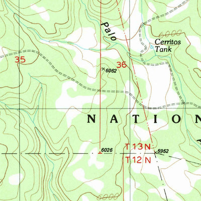 United States Geological Survey Villanueva, NM (1989, 24000-Scale) digital map