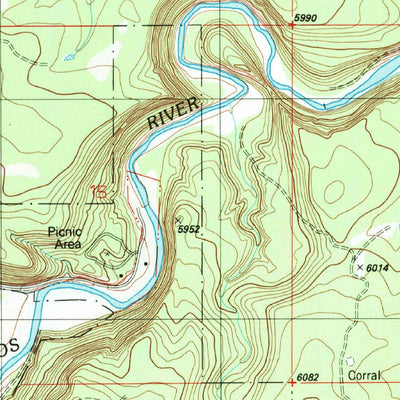 United States Geological Survey Villanueva, NM (1989, 24000-Scale) digital map
