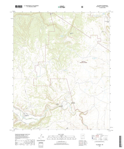 United States Geological Survey Villanueva, NM (2020, 24000-Scale) digital map