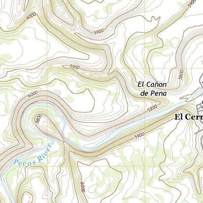 United States Geological Survey Villanueva, NM (2020, 24000-Scale) digital map