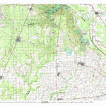 United States Geological Survey Ville Platte, LA (1986, 100000-Scale) digital map