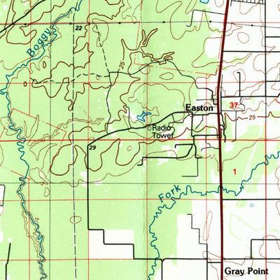 United States Geological Survey Ville Platte, LA (1986, 100000-Scale) digital map