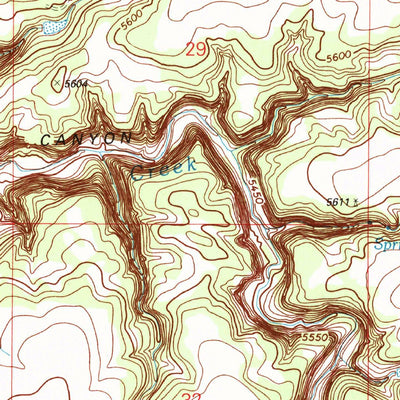 United States Geological Survey Villegreen, CO (1996, 24000-Scale) digital map