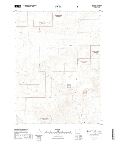 United States Geological Survey Vim School, CO (2022, 24000-Scale) digital map