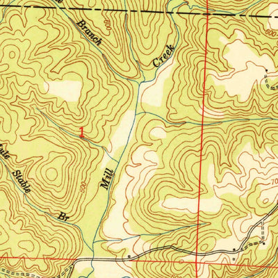 United States Geological Survey Vina, AL (1951, 24000-Scale) digital map