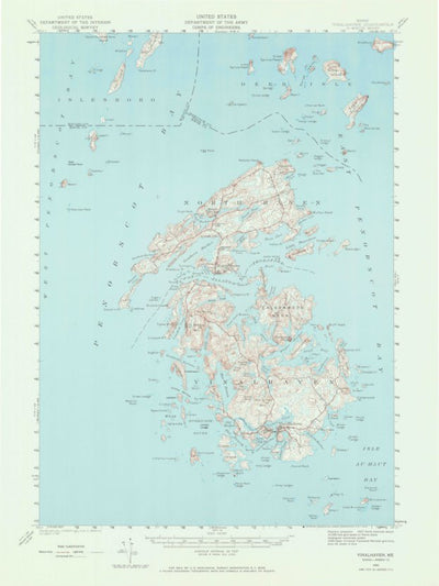 United States Geological Survey Vinalhaven, ME (1941, 62500-Scale) digital map