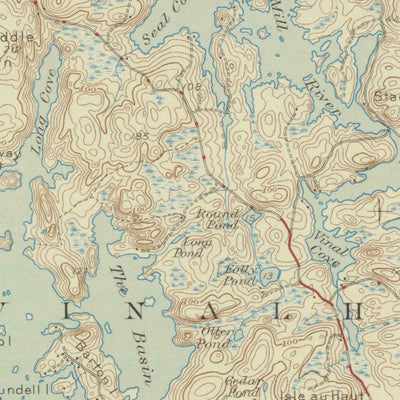 United States Geological Survey Vinalhaven, ME (1944, 62500-Scale) digital map