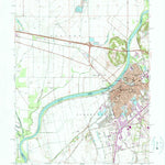 United States Geological Survey Vincennes, IN-IL (1965, 24000-Scale) digital map