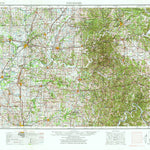 United States Geological Survey Vincennes, IN-IL-KY (1956, 250000-Scale) digital map