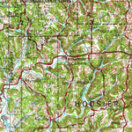 United States Geological Survey Vincennes, IN-IL-KY (1956, 250000-Scale) digital map