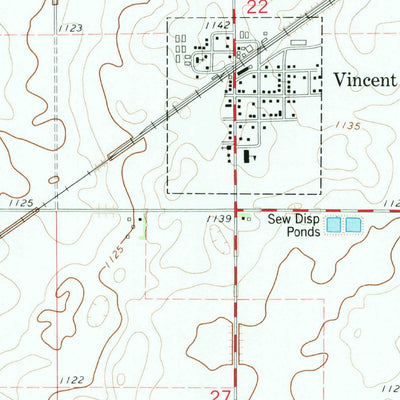 United States Geological Survey Vincent, IA (1979, 24000-Scale) digital map