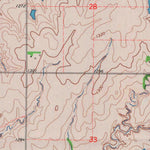 United States Geological Survey Vine Creek, KS (1965, 24000-Scale) digital map
