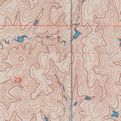 United States Geological Survey Vine Creek, KS (1965, 24000-Scale) digital map