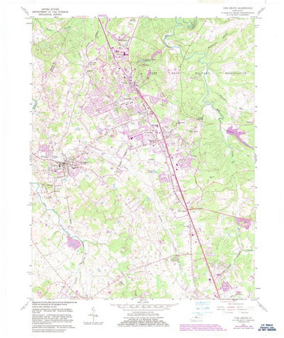 United States Geological Survey Vine Grove, KY (1960, 24000-Scale) digital map