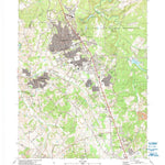 United States Geological Survey Vine Grove, KY (1991, 24000-Scale) digital map