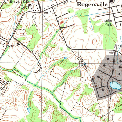 United States Geological Survey Vine Grove, KY (1991, 24000-Scale) digital map