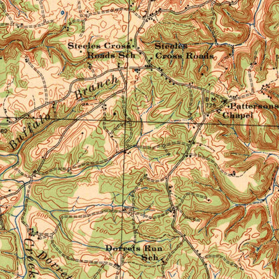 United States Geological Survey Vine Grove, KY-IN (1936, 62500-Scale) digital map