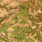 United States Geological Survey Vine Grove, KY-IN (1943, 62500-Scale) digital map