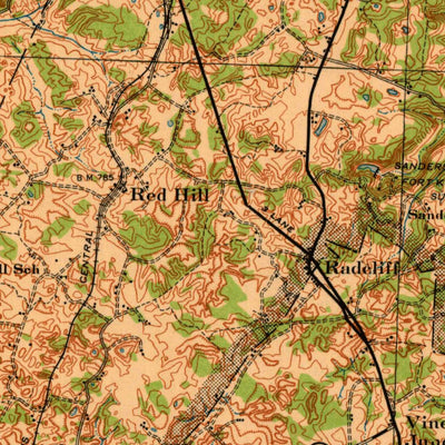 United States Geological Survey Vine Grove, KY-IN (1943, 62500-Scale) digital map