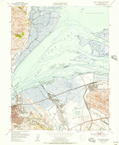 United States Geological Survey Vine Hill, CA (1951, 24000-Scale) digital map