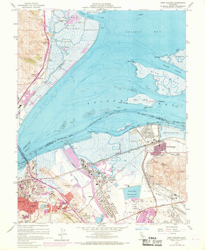 United States Geological Survey Vine Hill, CA (1968, 24000-Scale) digital map