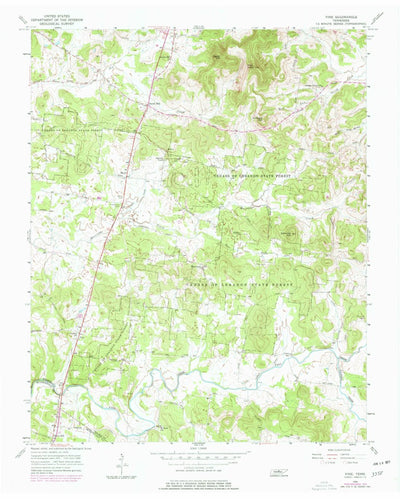 United States Geological Survey Vine, TN (1956, 24000-Scale) digital map
