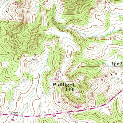 United States Geological Survey Vine, TN (1956, 24000-Scale) digital map