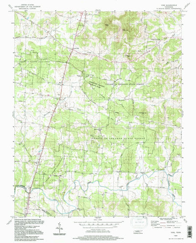 United States Geological Survey Vine, TN (1994, 24000-Scale) digital map