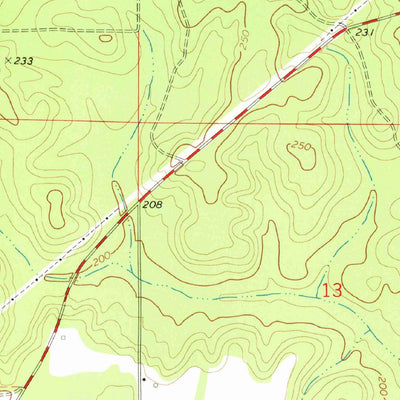 United States Geological Survey Vinegar Bend, AL (1974, 24000-Scale) digital map