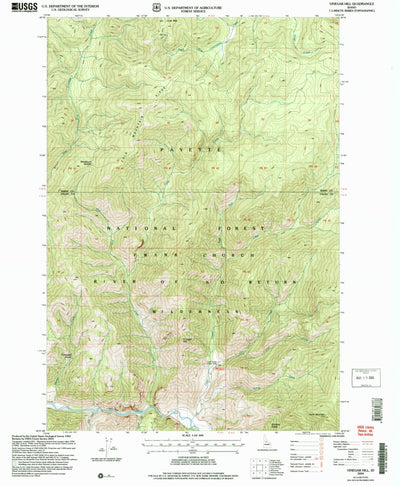 United States Geological Survey Vinegar Hill, ID (2004, 24000-Scale) digital map