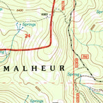 United States Geological Survey Vinegar Hill, OR (1995, 24000-Scale) digital map