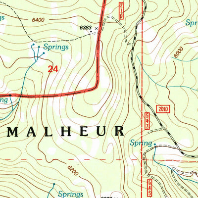United States Geological Survey Vinegar Hill, OR (1995, 24000-Scale) digital map