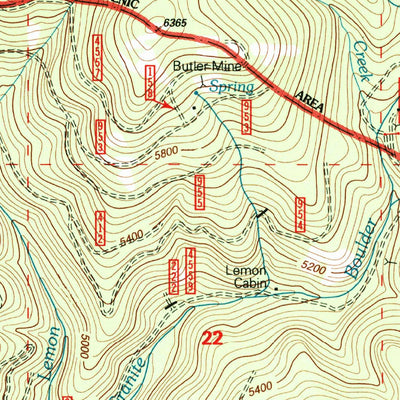 United States Geological Survey Vinegar Hill, OR (1995, 24000-Scale) digital map