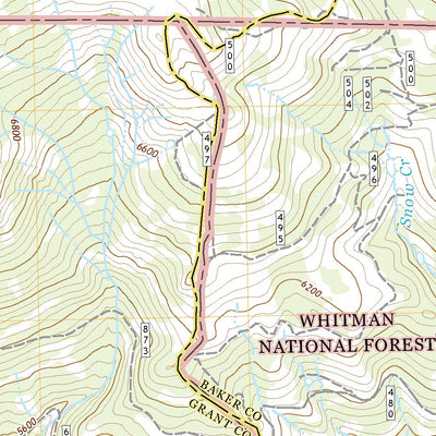 United States Geological Survey Vinegar Hill, OR (2020, 24000-Scale) digital map