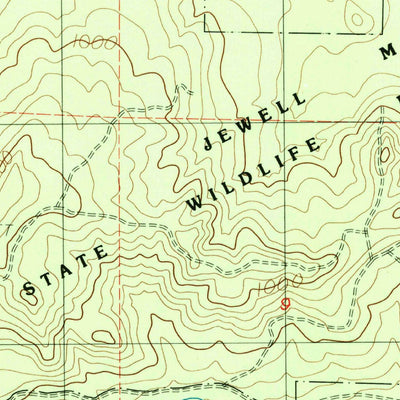 United States Geological Survey Vinemaple, OR (1984, 24000-Scale) digital map