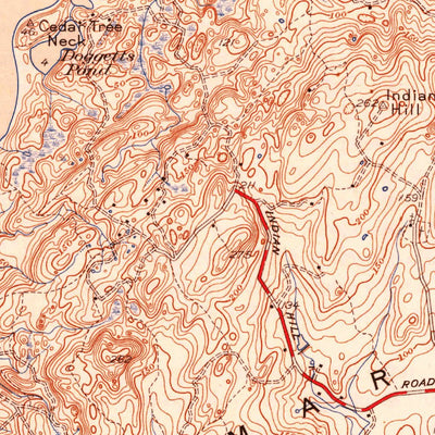 United States Geological Survey Vineyard Haven, MA (1944, 31680-Scale) digital map