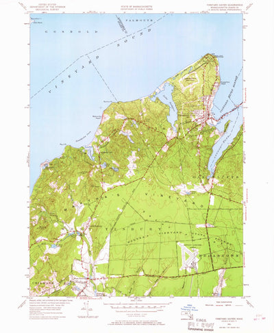 United States Geological Survey Vineyard Haven, MA (1951, 24000-Scale) digital map