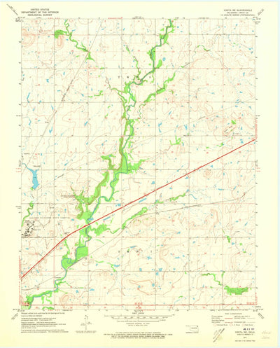 United States Geological Survey Vinita NE, OK (1971, 24000-Scale) digital map