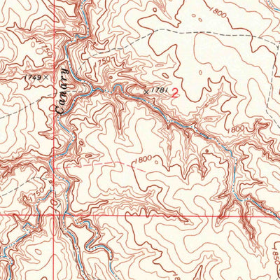 United States Geological Survey Vinson, OK (1971, 24000-Scale) digital map